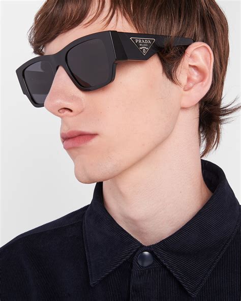 oculos prada spr 010|Slate Gray Lenses Sunglasses With Triangle Logo .